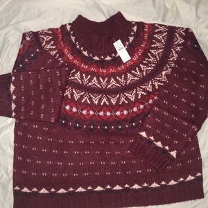 American eagle red sweater